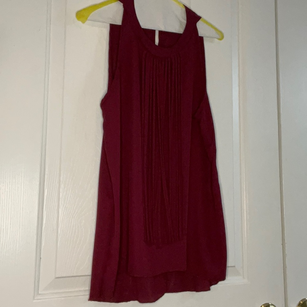 Dressy blouse with fringe